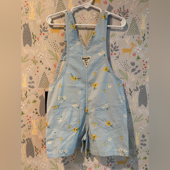 OshKosh B’gosh Girls’ 3T Floral Shortalls 🌸☀️ (NWT) - Picture 5 of 5